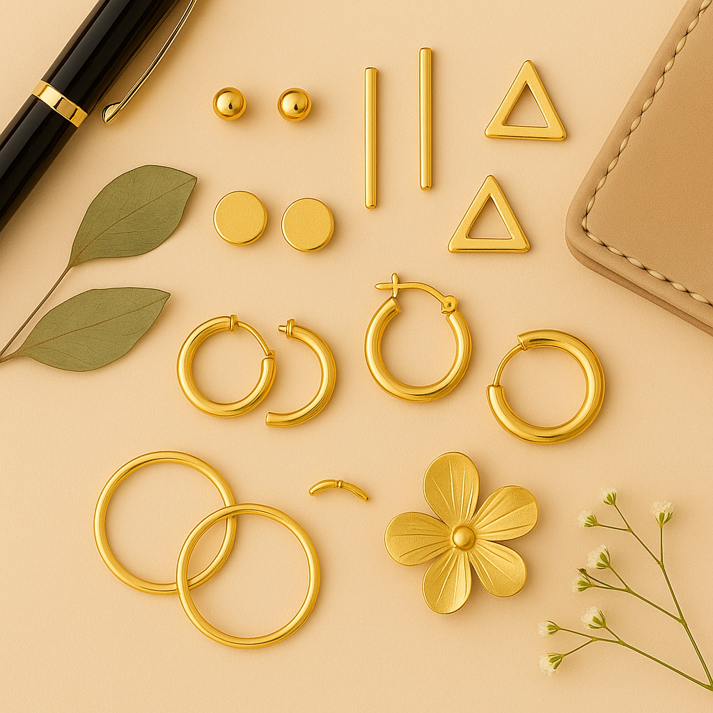 Office Wear Minimal Earrings