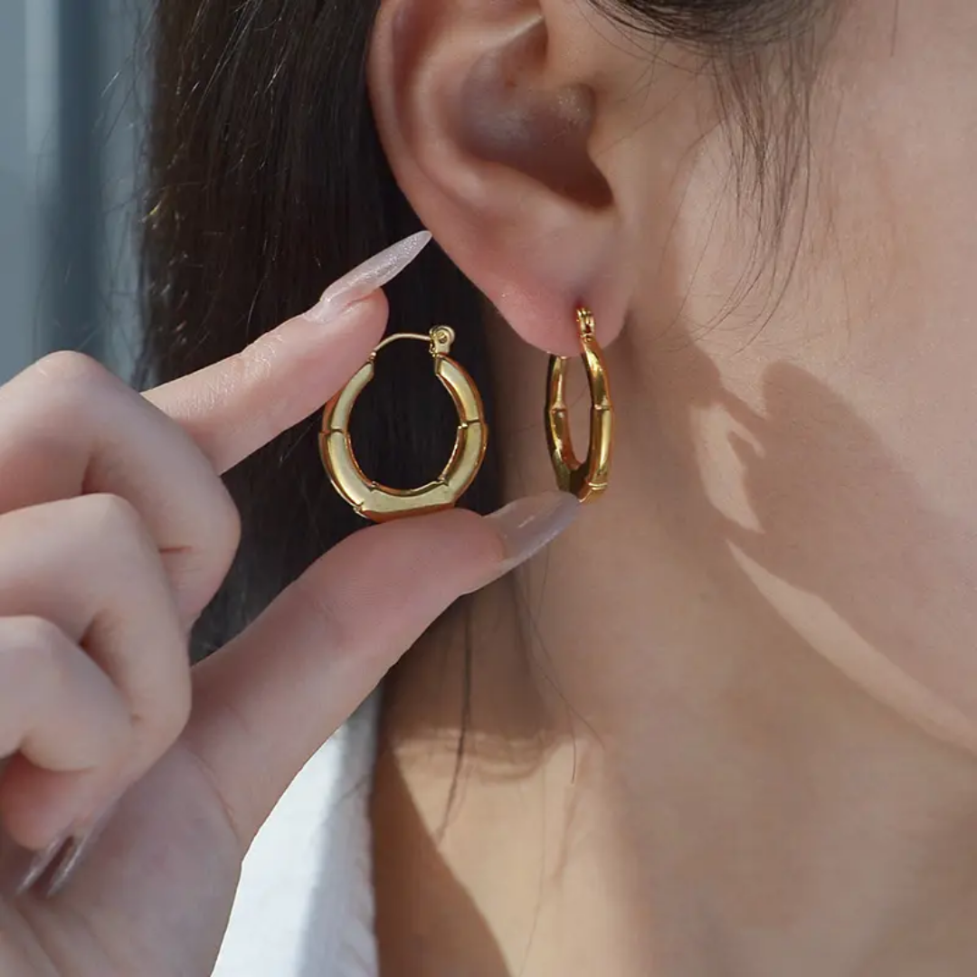 Bold Luxe Gold Hoop Earrings