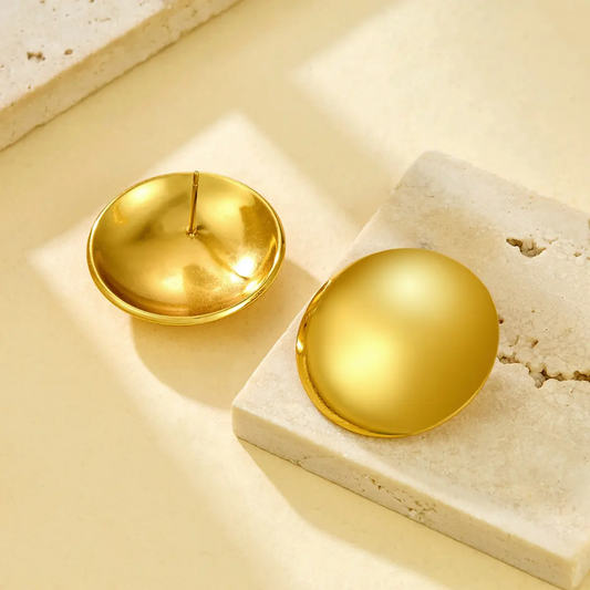 LuxeSphere Classic Ball Stud Earrings