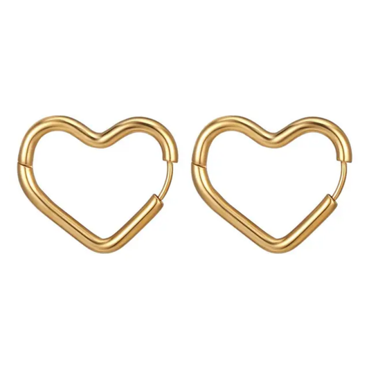 OpenHeart Minimal Hoop Earring