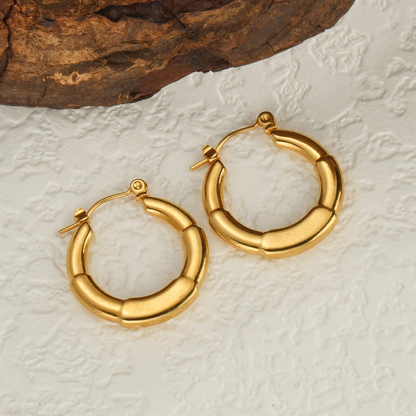 Bold Luxe Gold Hoop Earrings
